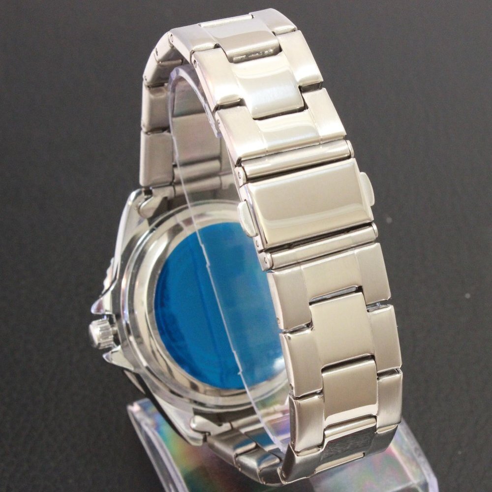 Men's Diver Style Watch Batman Bezel Stainless Bracelet 40mm - Picture 11 of 12